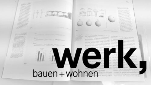 Read more about the article Works featured in “Werk, Bauen+Wohnen”