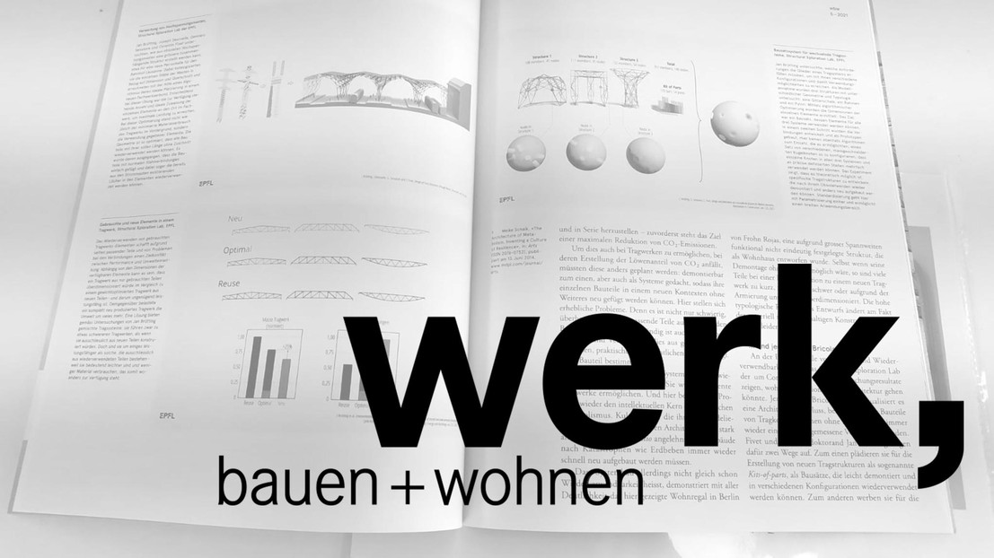 Works featured in “Werk, Bauen+Wohnen”